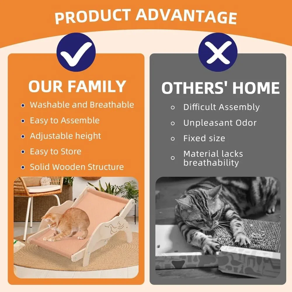Cat Hammock Bed Small Dog Bed Beach Chair Lounge Chair